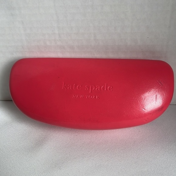 Kate Spade Pink Embossed Sunglasses Case - Picture 2 of 6